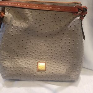 Dooney & Bourke Gray Shoulder Bag Like NEW